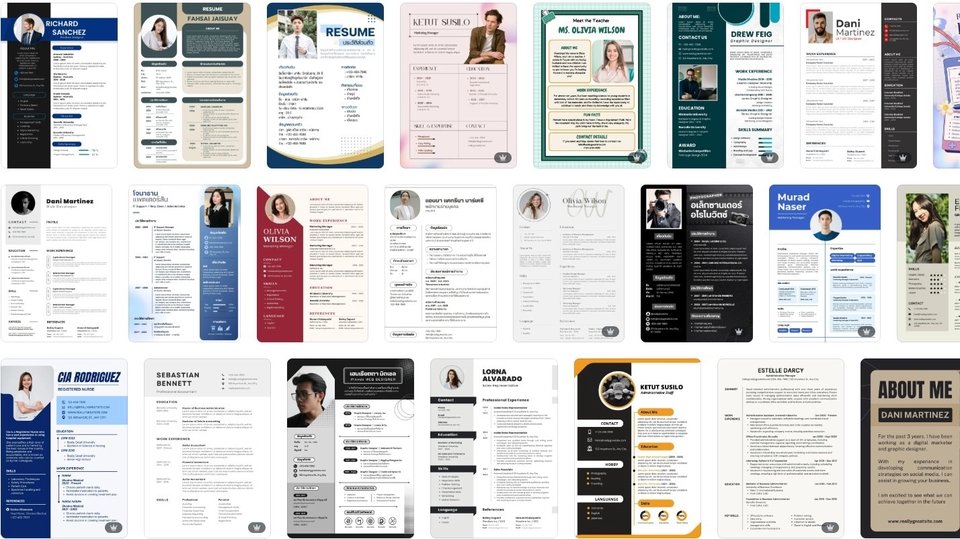 เรซูเม่ ไทย อังกฤษ
เริ่มต้น ไทย 100 บาท
อังกฤษ 120 บาท
อังกฤษ แปลให้ 190 บาท
ส่งภายในวัน