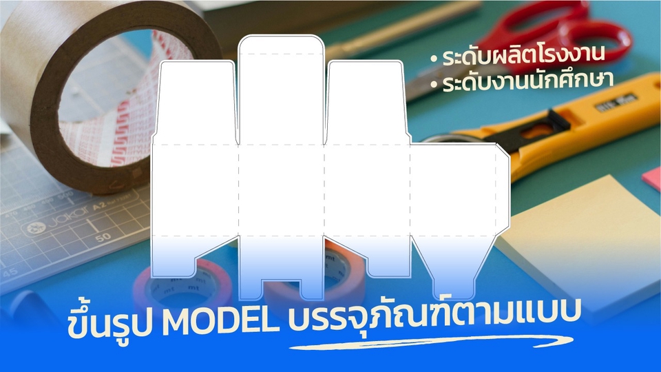 Label & Packaging - ขึ้นตัวอย่าง MockUp Model 3มิติ ทำตัวอย่างบรรจุภัณฑ์ตาม Design - 1