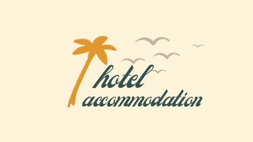 ภาพโฆษณาการโรงแรมที่พักที่เรียบง่ายและดึงดูดสายตาคน