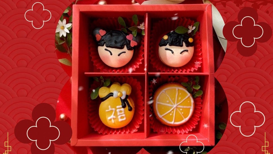 Lunar New Year Macarons❤️
