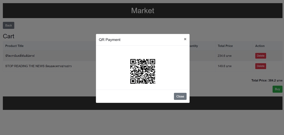 รับทำเว็บไซต์ขายของออนไลน์ พร้อมระบบชำระเงิน QR Code