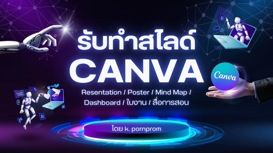 รับทำpresentation Canva สวยงาม