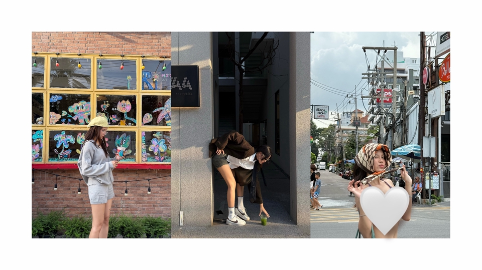ถ่ายวีดีโอ - เพื่อนเที่ยวแต่งตัวได้ทุกสไตล์ / ครีเอทท่าและมุมถ่ายรูป / ถ่ายรูปและวิดิโอไม่จำกัดจำนวน - 3