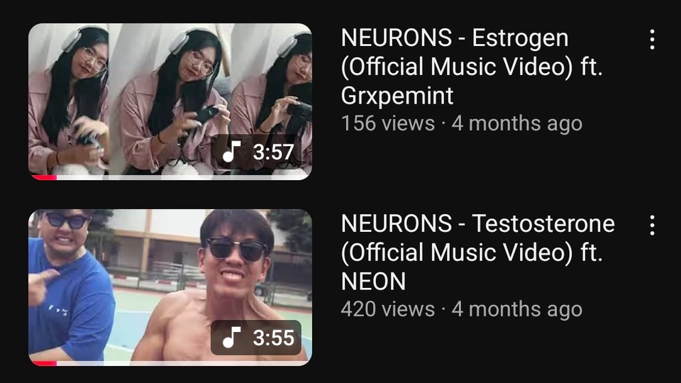 ผลงาน Produce และ Mix & Master เพลงของ NEURONS