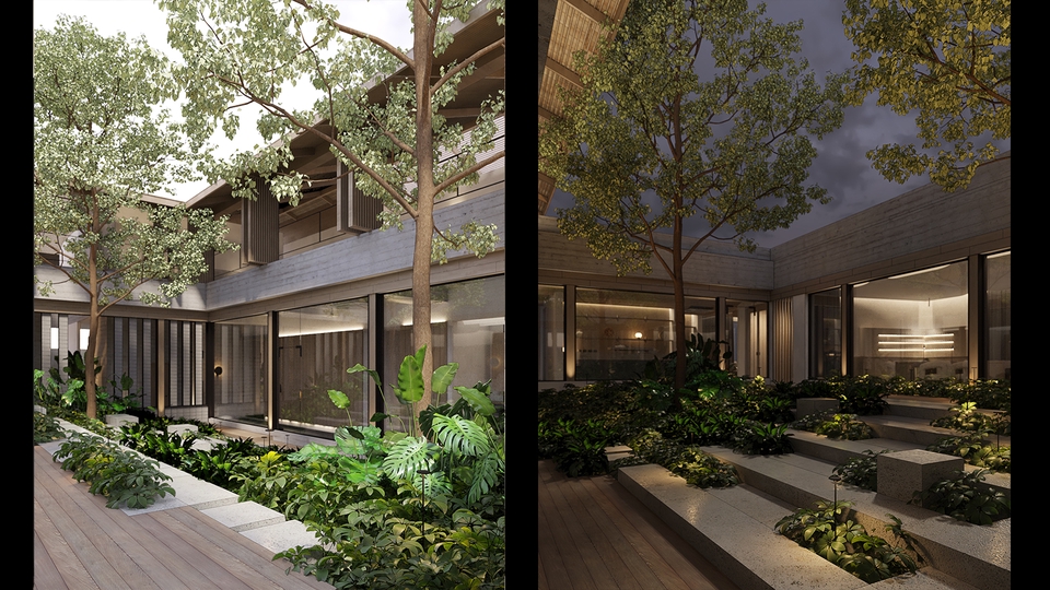 รับออกแบบตกแต่งภายในบ้านและสวนสไตล์โมเดิร์น