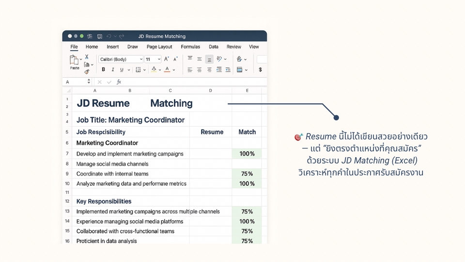 รับทำเรซูเม่และพอร์ตโฟลิโอ ตรงใจนายจ้าง
