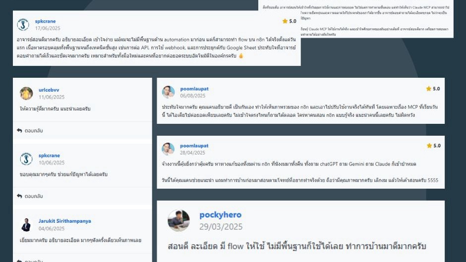 ภาพโฆษณา n8n เกี่ยวกับระบบ AI Automation