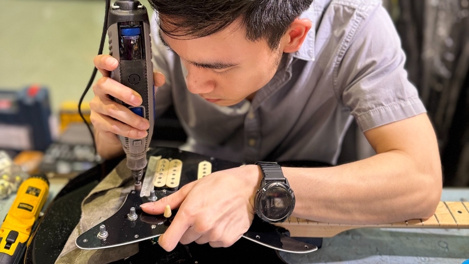 Set UP ปรับแต่ง กีตาร์โปร่ง ไฟฟ้า เบส