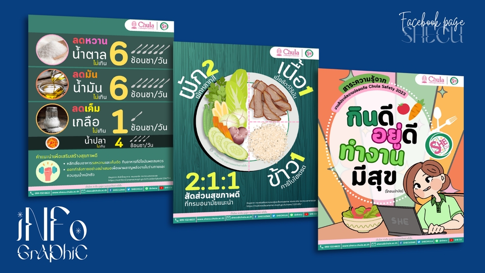 Infographics - ออกแบบ Infographic, Poster, Social Media วิชาการ เนื้อหาเยอะ - 6