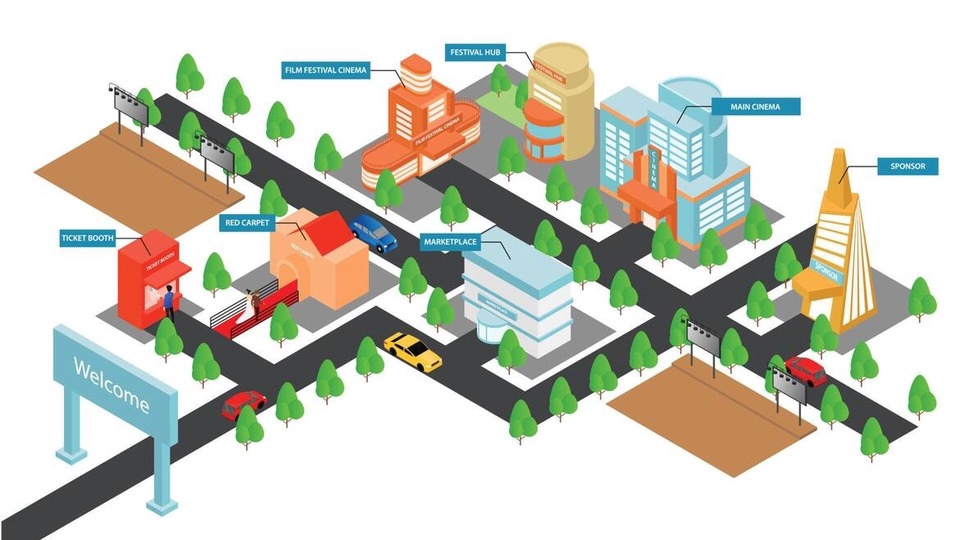 รับออกแบบแผนที่ 2D/3D แผนที่โดยสังเขป แผนที่กราฟฟิก