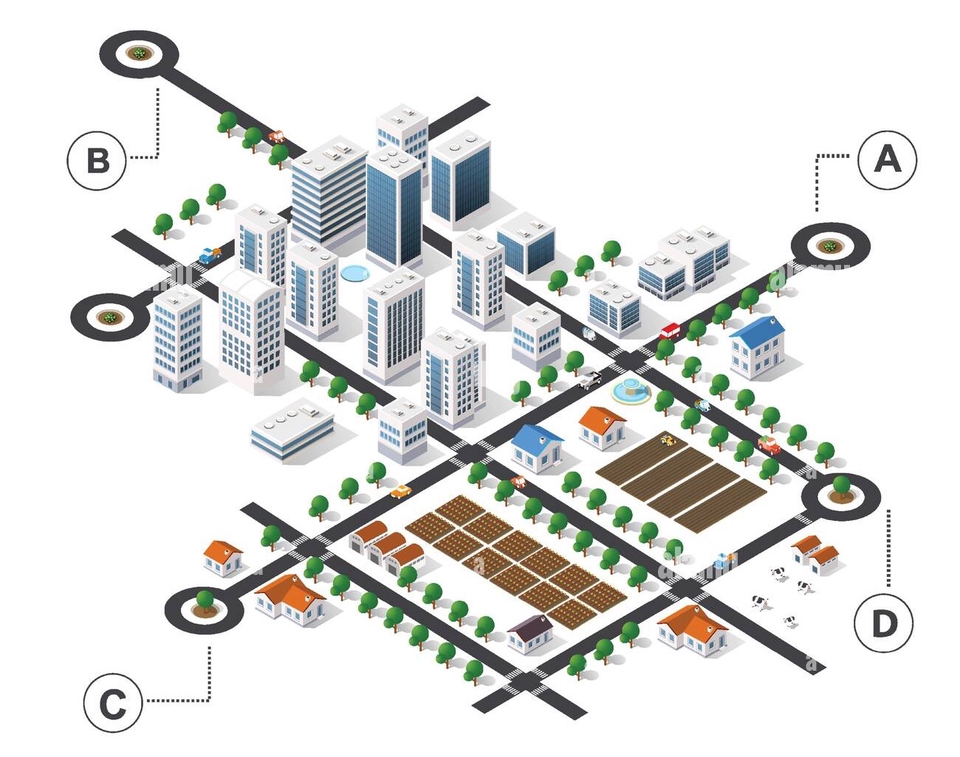 วาดแผนที่ - รับออกแบบแผนที่ 2D/3D แผนที่โดยสังเขป แผนที่กราฟฟิก แผนผังตลาด ผังโครงการ - 4