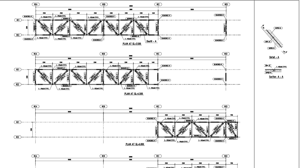 GA Plan For Pipe Rack