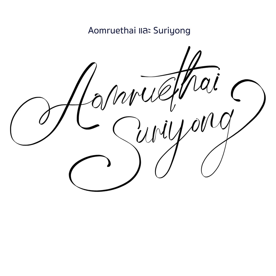 Logo - รับออกแบบงานฟอนต์ดีไซน์ใหม่,โลโก้,งานวาด,การ์ดแต่งงานคุณภาพ - 29