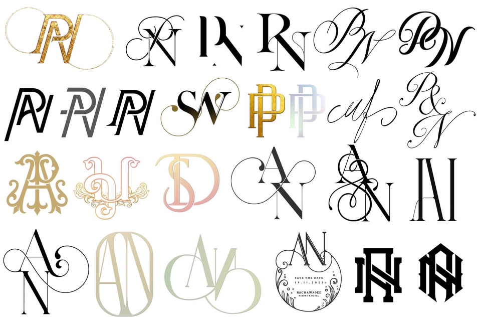 รับออกแบบโลโก้สวยหรู โลโก้ตัวอักษร บริการออกแบบโลโก้มืออาชีพ