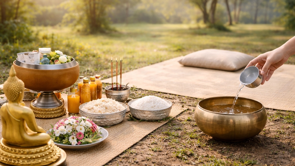 รับทำบ ใส่บาตร ถวายสังฆทาน อุทิศผลบุญกรวดน้ำ พร้อมระบุชื่อ