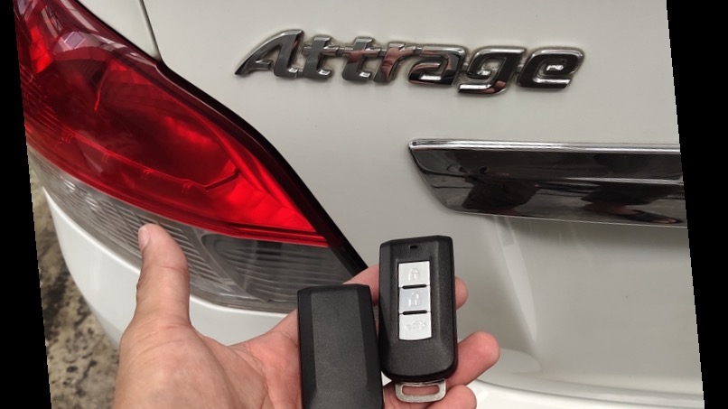 Mitsubishi รีโมท Smartkey หาย เข้ามาทำใหม่
