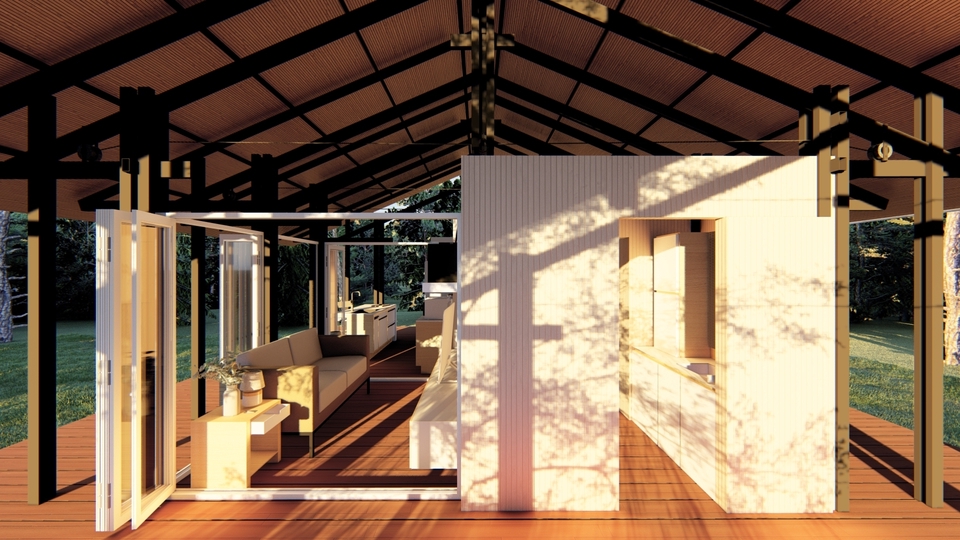 ภาพเรนเดอร์หน้าบ้าน ขึ้น 3D