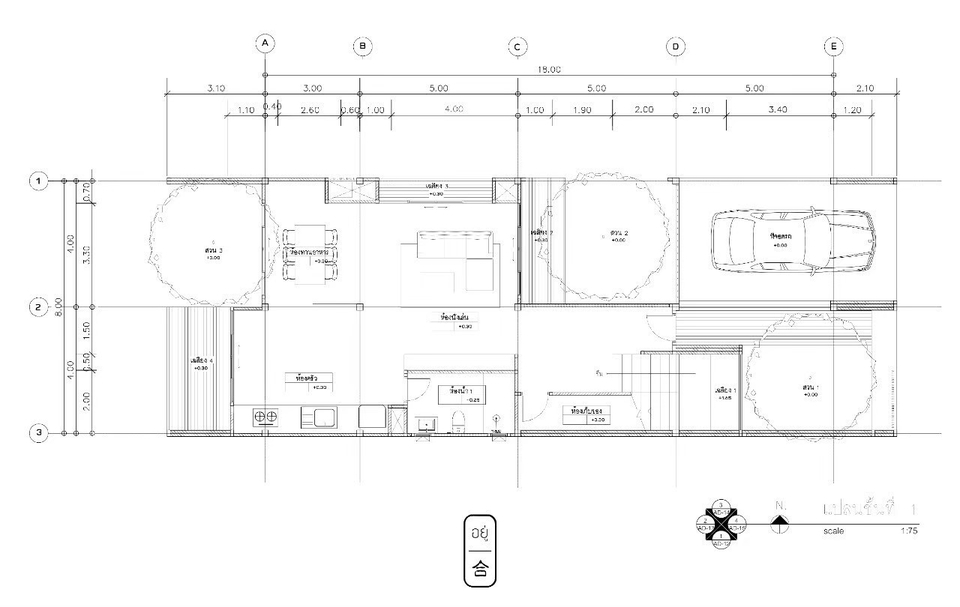 แปลชั้น 1 บ้าน 2 ชั้น