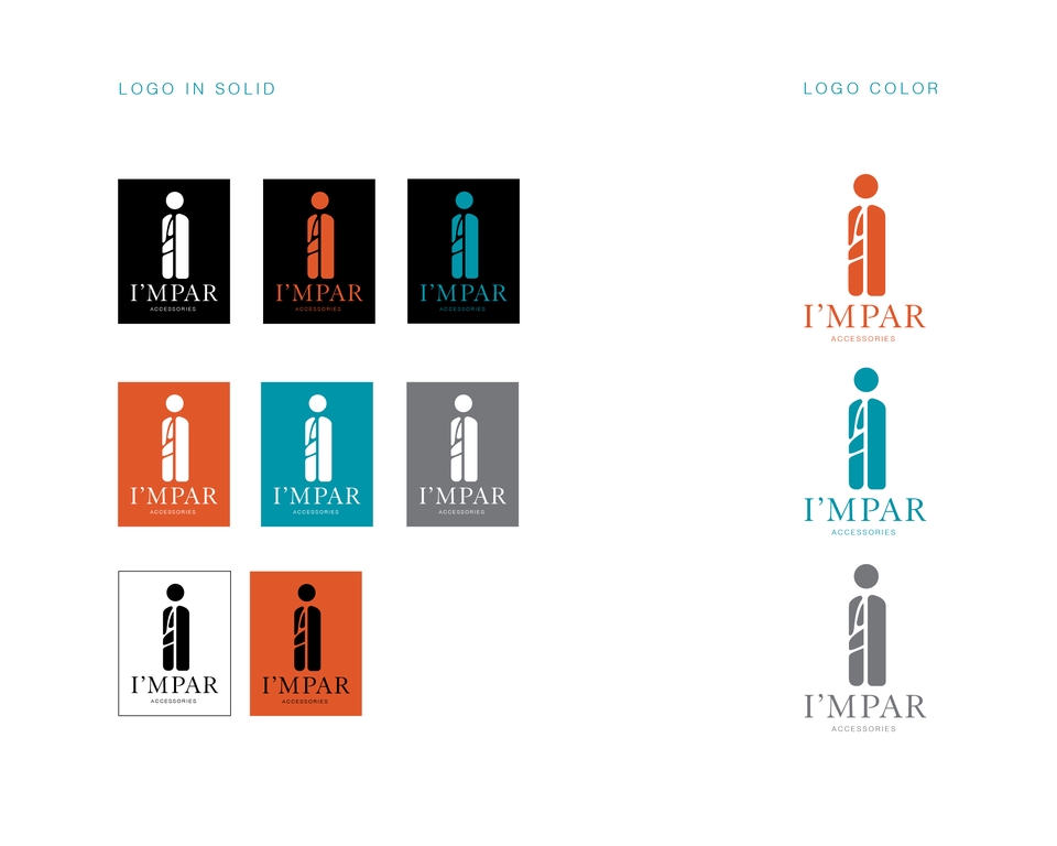 ออกแบบCI I'MPAR โลโก้และเอกลักษณ์องค์กร