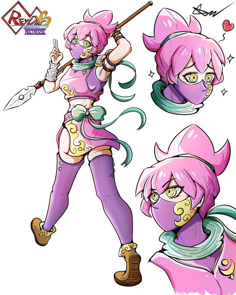 ออกแบบตัวละครอนิเมะสไตล์ญี่ปุ่นน่ารัก คาแรคเตอร์เกม วาดภาพตัวละคร