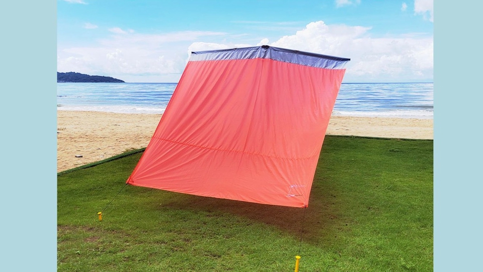 เช่าเต็นท์ - OEM Costamarino umbrella RED (ร่มกันแดด) - 3