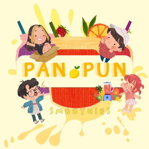 ออกแบบแบนเนอร์Canva สไตล์น่ารักสดใส เครื่องดื่มสมูทตี้