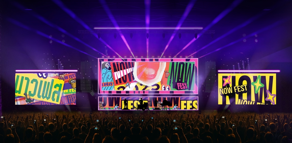STAGE DESIGN + PRODUCTION MANAGEMENT FOR
NOW FEST BKK 2025