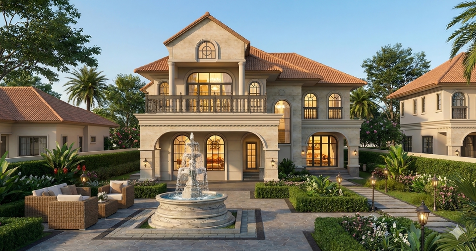 รับออกแบบบ้าน 3d perspective: ภาพ perspective ของบ้านสวยหรู พร้อมสวนสวยงาม ออกแบบโดยมืออาชีพ รับทำภาพ 3d perspective สวยๆ พร้อมบริการรับเขียนแบบบ้าน 3d ราคาถูก มองเห็นภาพรวมบ้านได้อย่างชัดเจน #ออกแบบบ้าน #3d