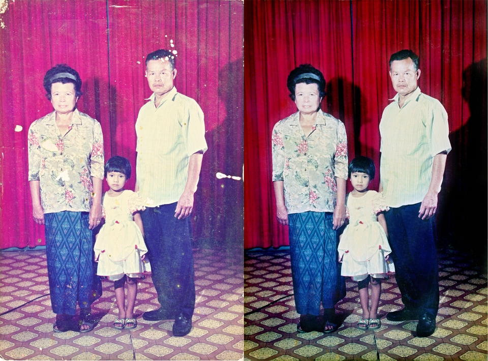 ไดคัท & Photoshop - ไดคัท รีทัช รูปทุกประเภท ซ่อมภาพเก่า ภาพชำรุด ทำสีรูปขาวดำ - 3