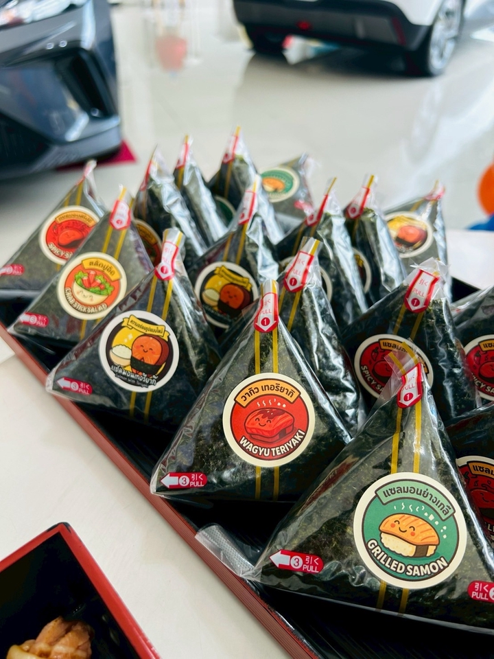 รับทำอาหารส่ง - รับทำโอนิกิริ ออกงานสัมมนา,งานจัดเลี้ยง/บริษัท หรืองานทำบุญต่างๆ - 4