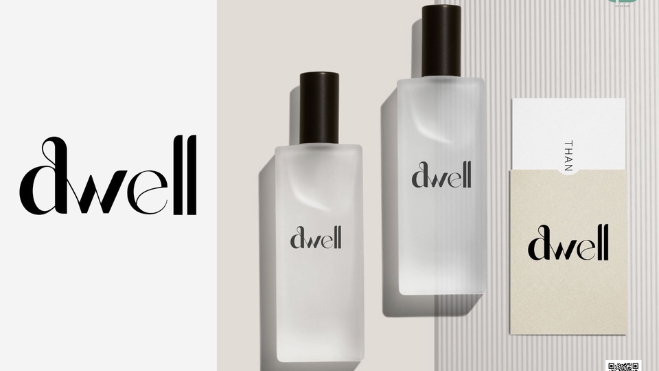 ออกแบบโลโก้สไตล์มินิมอลหรูหรา  สำหรับแบรนด์Dwell