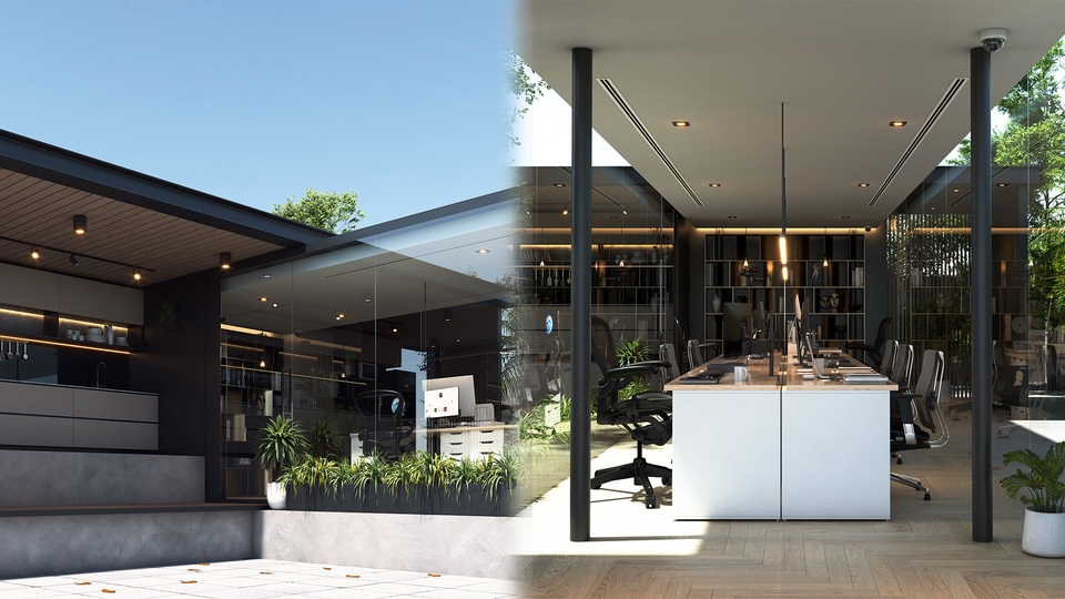 ออกแบบร้านค้า3มิติ perspective มุมมองสวย