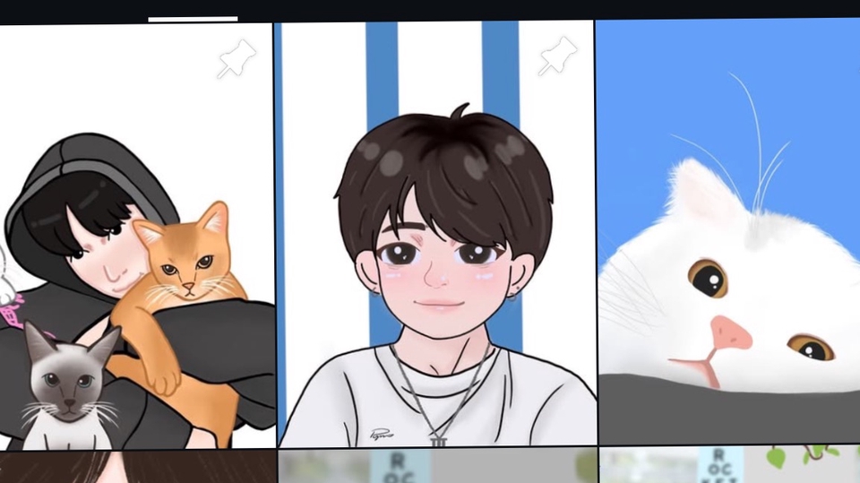 รับวาดรูปภาพประกอบสไตล์การ์ตูนน่ารัก  ภาพประกอบสัตว์เลี้ยง