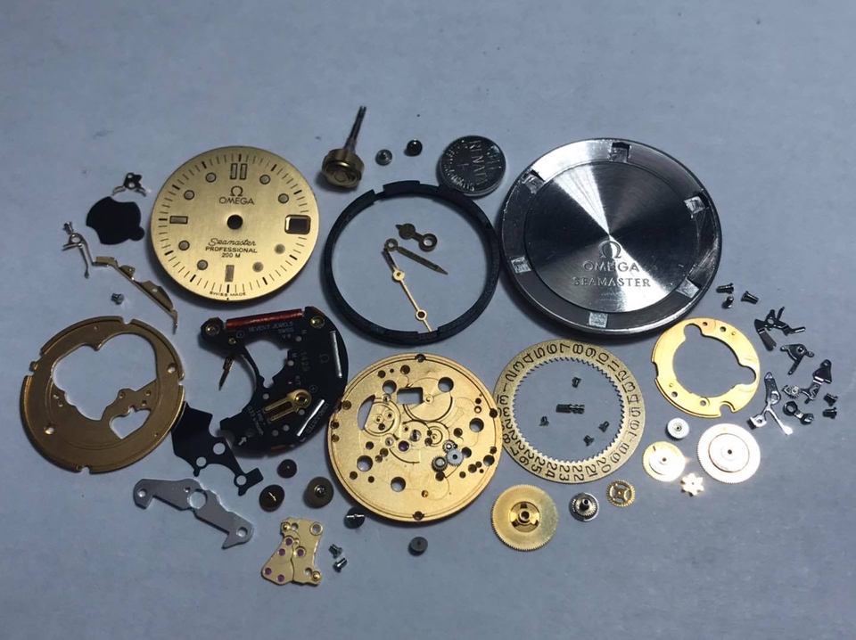 ซ่อมนาฬิกาโอเมก้า Seamaster อะไหล่ นาฬิกาข้อมือ