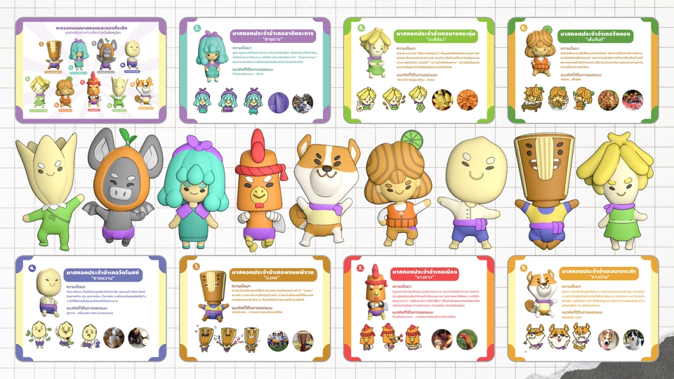 ออกแบบ Character & Mascot - Mascot & Character Design (มาสคอตและดีไซน์ตัวการ์ตูนเพื่อการประชาสัมพันธ์) - 5