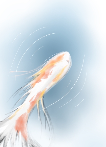 ออกแบบคาแรคเตอร์สไตล์ญี่ปุ่น ตัวละครปลาคาร์พ