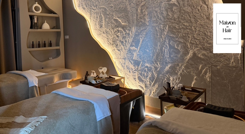 นวด - Maison de Hair Relax โปรแกรม Deep Calm & Hair Nourish นวดอินเดียนเฮดแก้ไมเกรน แจ้งวัฒนะ - 2