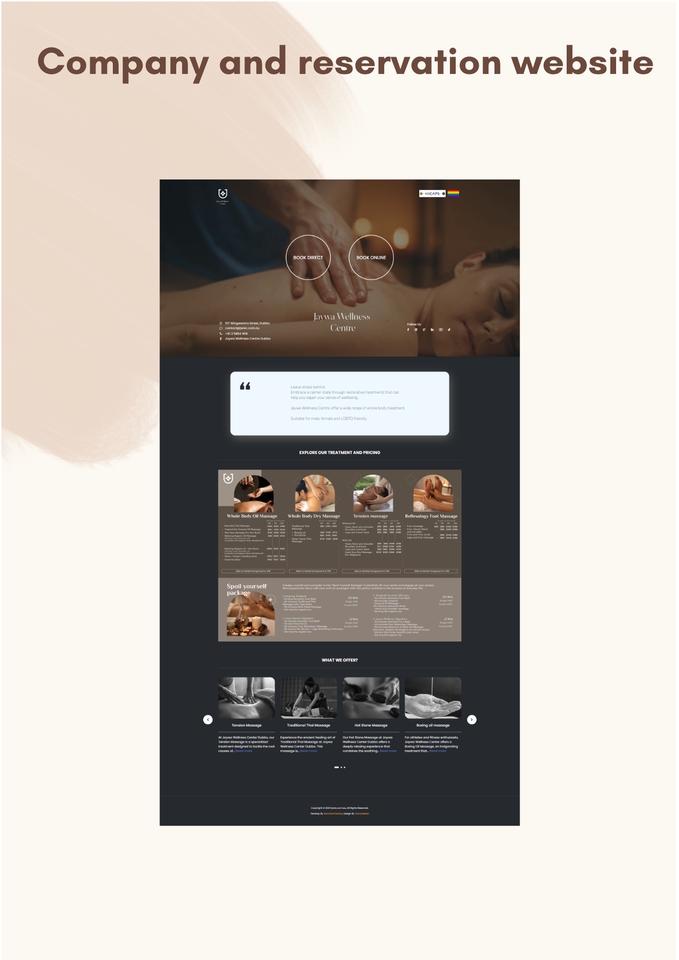 รับทำเว็บไซต์บริษัทสวยหรู เว็บจองโรงแรม เว็บไซต์สำเร็จรูป