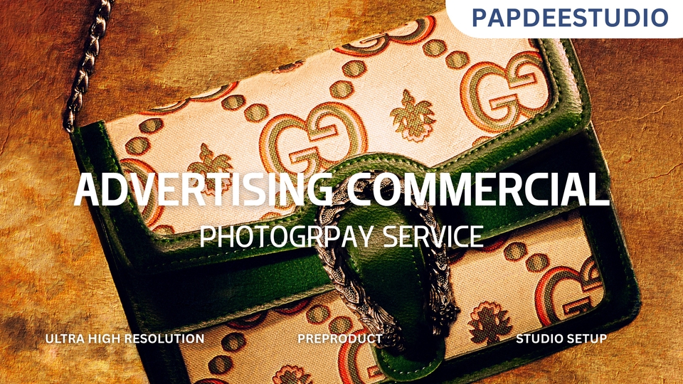 Advertising and commercial photography service