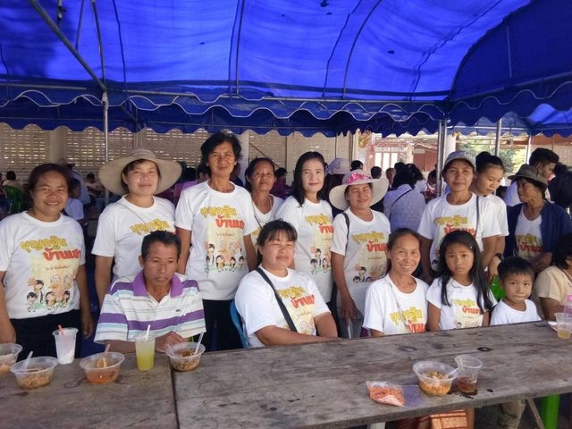 สกรีนเสื้อผ้า - เสื้อยืด บุญกฐิน งานบุญ สายบุญ ครอบครัว ใส่ไปทำบุญ - 14