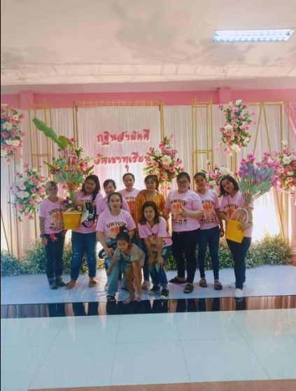 สกรีนเสื้อผ้า - เสื้อยืด บุญกฐิน งานบุญ สายบุญ ครอบครัว ใส่ไปทำบุญ - 20