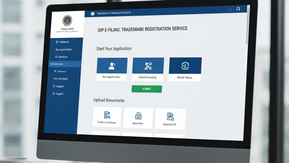 รับยื่นเอกสารเดินเรื่องเอกสาร จดทะเบียนเครื่องหมายการค้า