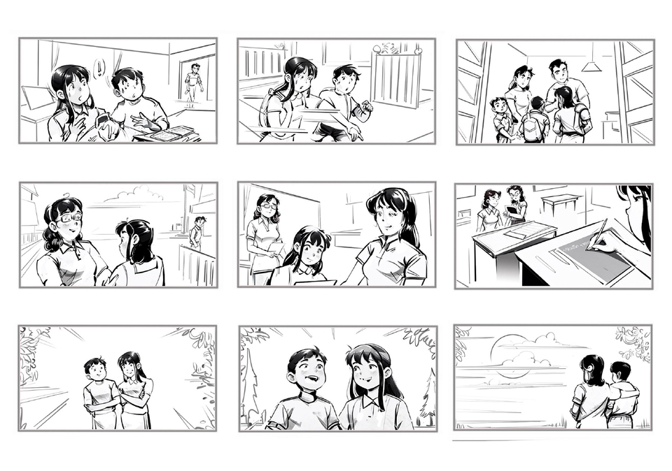 สตอรี่บอร์ด ส่งเสริมสถาบันครอบครัว