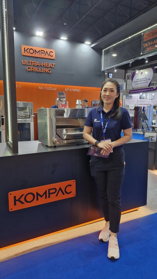 งานออกบูธ เตาย่าง steak kompac mini thaifex horec asia เมืองทองธานี