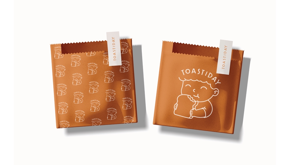 ออกแบบโลโก้ โลโก้มินิมอล โลโก้การ์ตูน โลโก้เบเกอรี่ โลโก้ขนมปัง น่ารัก