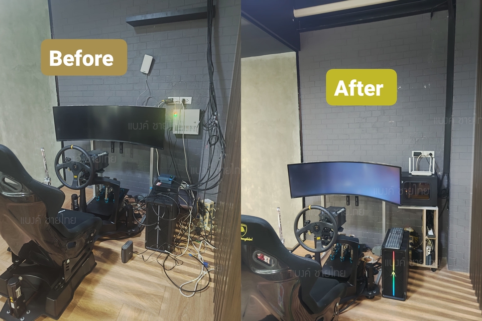 ซ่อมอุปกรณ์ไอที - รับซ่อมคอมพิวเตอร์ / ทำความสะอาดคอมพิวเตอร์ / สอนประกอบคอมพิวเตอร์ / เก็บสายไฟโต๊ะคอม / เดินสาย Lan - 18