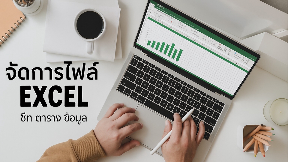 รับทำ Excel รับพิมพ์งาน  จัดทำรายงาน