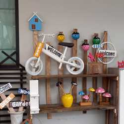 ป้ายไม้วินเทจแต่งบ้านแต่งสวน