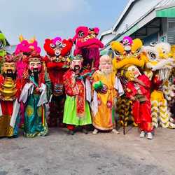 lion dance thailand
